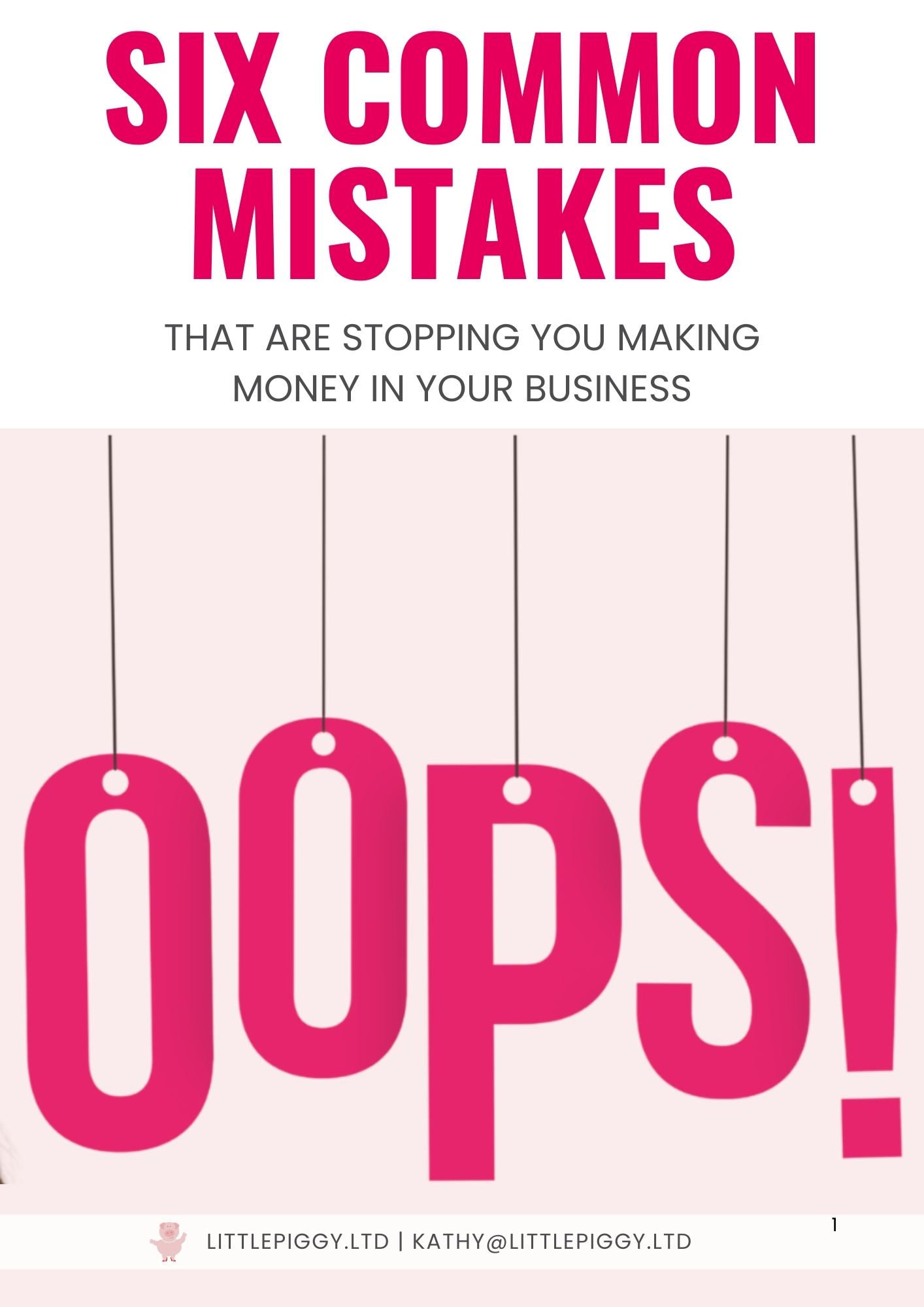 Six Common Mistakes